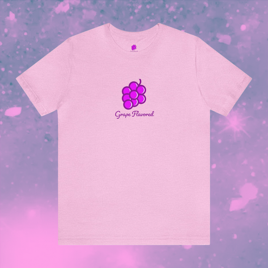 grape flavored logo tee